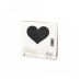 Copricapezzoli Flash Heart Black Bijoux Indiscrets 155 Nero