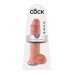 Penis 11 Inch cu Bile Culoarea Pielii King Cock 12529