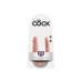 Vibrador U-Shaped Duplo Pequeno Cor da Pele King Cock 12538