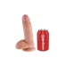 Dildo 7 Inča s Testisima Boje Mesa King Cock 12517