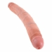 Dildo dwustronne cienkie 12 cali cieliste King Cock 12547