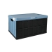 Caja plegable Tontarelli Plástico 62 L Azul Negro Pizarra 59,5 x 39 x 31,5 cm (6 Unidades)