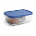 Lunchbox Borgonovo   Blauw Rechthoekig 2,3 L (6 Stuks)