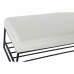 Foot-of-bed Bench DKD Home Decor Чёрный Бежевый Железо 80,5 x 36 x 35,5 cm