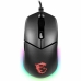 Gamer egér MSI Clutch GM11 Fekete RGB Vezetékes Fények