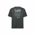 Maglia a Maniche Corte Uomo Lee Loose Logo Nero