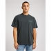 Maglia a Maniche Corte Uomo Lee Loose Logo Nero