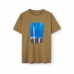 Heren-T-Shirt met Korte Mouwen Astore Camel Bruin