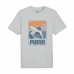 Heren-T-Shirt met Korte Mouwen Puma GRAPHICS Mountain Grijs