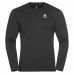 Heren-T-Shirt met Korte Mouwen Odlo Crew Neck L/S