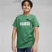 Tricou cu Mânecă Scurtă pentru Copii Puma Essentials+ Măslină