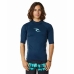 Heren-T-Shirt met Korte Mouwen Rip Curl Waves Marineblauw