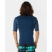 Heren-T-Shirt met Korte Mouwen Rip Curl Waves Marineblauw