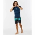 Heren-T-Shirt met Korte Mouwen Rip Curl Waves Marineblauw