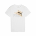 T-Shirt met Korte Mouwen voor kinderen Puma Essential+ AB Wit