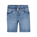 Børneshorts Levi's Skinny Dobby  Lysestålblå