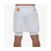 Pantalón Corto Deportivo Bullpadel Elato Blanco