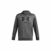 Polar com Capuz Homem Under Armour Big Logo Cinzento