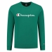 Hanorac fără Glugă Bărbați Champion Crewneck Verde