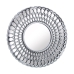 Mirror Set Alexandra House Living Silver Plastic 3 x 79 x 48 cm Circular