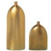 Set of 2 Vases Alexandra House Living Golden Ceramic 16 x 20 x 52 cm (2 Pieces)