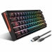 Keyboard Krom NXKROMKREATORSP Black Spanish Qwerty