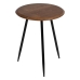 Side table LAGOM Black Natural Iron Rubber wood 40 x 40 x 50 cm