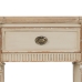 Mesa de Cabeceira Creme Natural Madeira de abeto Madeira MDF 56 x 36 x 68 cm