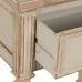 Mesa de Cabeceira Creme Natural Madeira de abeto Madeira MDF 56 x 36 x 68 cm