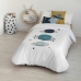 Housse de Couette Kids&Cotton Dayton Big Blanc 175 Fils 180 x 220 cm 180 x 240 cm