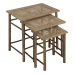 Mesa de apoio Natural Bambu 57 x 38 x 55 cm 45 x 32 x 47 cm 34 x 26 x 40 cm 3 Peças (3 Unidades)