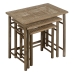 Mesa de apoio Natural Bambu 57 x 38 x 55 cm 45 x 32 x 47 cm 34 x 26 x 40 cm 3 Peças (3 Unidades)