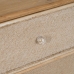 Nattbord GEREL Naturell Grantre Tre MDF Naturfiber 46 x 37 x 76 cm