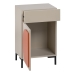 Comodino NECTO Arancio Taupé Ferro Legno MDF 40 x 31,2 x 66,2 cm