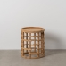 Side table Natural Fir wood 40 x 40 x 46 cm