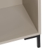 Comodino NECTO Arancio Taupé Ferro Legno MDF 40 x 31,2 x 66,2 cm