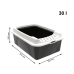 Cat Litter Box Rotho Bonnie Eco Black 57,2 x 39,3 x 20,9 cm Plastic