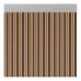 Curtain Acudam Ferrara Doors Brown Ivory Opaque Exterior PVC Aluminium 90 x 210 cm