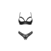 Set di Lingerie Obsessive Nero M/L