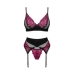 Set di Lingerie Obsessive Nero M/L