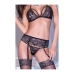 Ensemble de Lingerie Chilirose Noir S/M