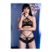 Set di Lingerie Chilirose Nero S/M