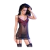 Babydoll & Tanga 5 Chilirose 15 20 Preto Vermelho L