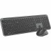 Teclado Logitech Gris Qwerty Español QWERTY