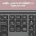 Tastiera Logitech Grigio Qwerty in Spagnolo QWERTY