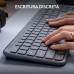 Keyboard Logitech Grey Spanish Qwerty QWERTY