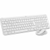 Clavier Logitech Blanc Espagnol Qwerty QWERTY