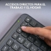 Keyboard Logitech Grey Spanish Qwerty QWERTY