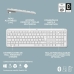 Клавиатура Logitech Белый Испанская Qwerty QWERTY