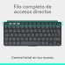 Billentyűzet Logitech Fekete Spanyol Qwerty QWERTY